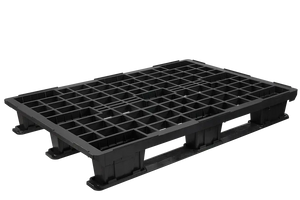 Heavy duty open deck plastic ISO pallet 1200 x 1000 x 175mm with 3 detachable runners