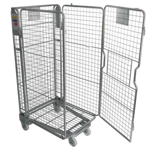 Refurbished 4-Sided Roll Cage | Heavy Duty Galvanised Roll Container | 500kg Capacity