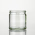 60ml Clear Glass Round Ointment Pot Empty Jar with 51mm Black Screw Cap - Pack of 72