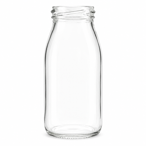 250ml Screw Neck Glass Milk Bottle | Wholesale Dairy Glass Bottle