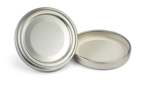 63mm silver metal RTO twist-off cap for glass jars
