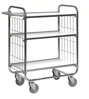 Series 8000 Shelving Trolley – Electrogalvanised – 250 kg Capacity (945 × 470 × 1120 mm)