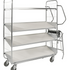 Series 8000 Shelving Trolley – Electrogalvanised with Central Lock – 250 kg Capacity (1395 × 470 × 1590 mm)