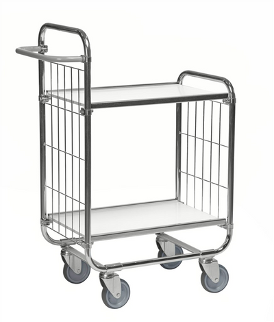 Series 8000 Shelving Trolley – Electrogalvanised – 250 kg Capacity (1395 × 470 × 1120 mm)