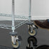 Zinc Wire Shelving – Mobile Unit 1740mm High | 4 Tier Heavy Duty Storage Rack