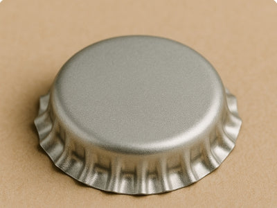 Silver Crown Corks for Beer Bottles – 26mm
