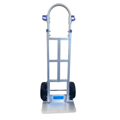 Aluminium Sack Truck with Folding Footplate 300kg Capacity Puncture Proof Tyres