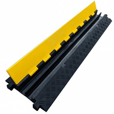 Heavy Duty 2-Channel Cable Protector Ramp – 1000L x 245W x 45H mm
