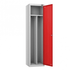 Clean and Dirty Steel Locker with Cam Key Lock, Central Partition and Top Shelf