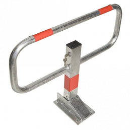 Commander Drop Down Frame Parking Post - Folding Vehicle Access Barrier