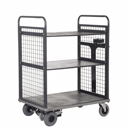 Electric Multishelf Platform Trolley 600kg - 1100mm High