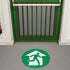 Fire Exit Floor Marker Graphic Safety Sign