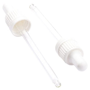 100ml White Tamper Evident Pipette – Dropper Assembly for Glass Bottles