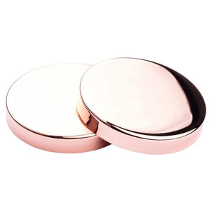 84mm Heavy Gauge Rose Gold Metal Lid with Silicone Seal – Premium Jar Closure