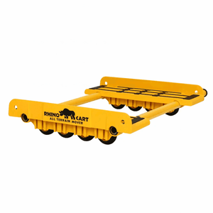 Heavy Duty All Terrain Steel Dolly Skate, Telescopic Frame, 900kg Capacity