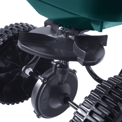 36kg Spinner Salt Spreader for Snow and Ice - Plastic Wheels