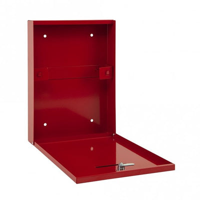 Wall Mounted Fire Safety Document Holder with Key Lock – Slimline 250 x 60 x 350mm
