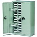 Small Parts Freestanding Drawer Storage Cupboard - 48 Drawers, 586 x 270 x 970mm